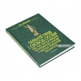 Гарантії прав і свобод особи під час застосування запобіжного заходу у вигляді тримання під вартою
