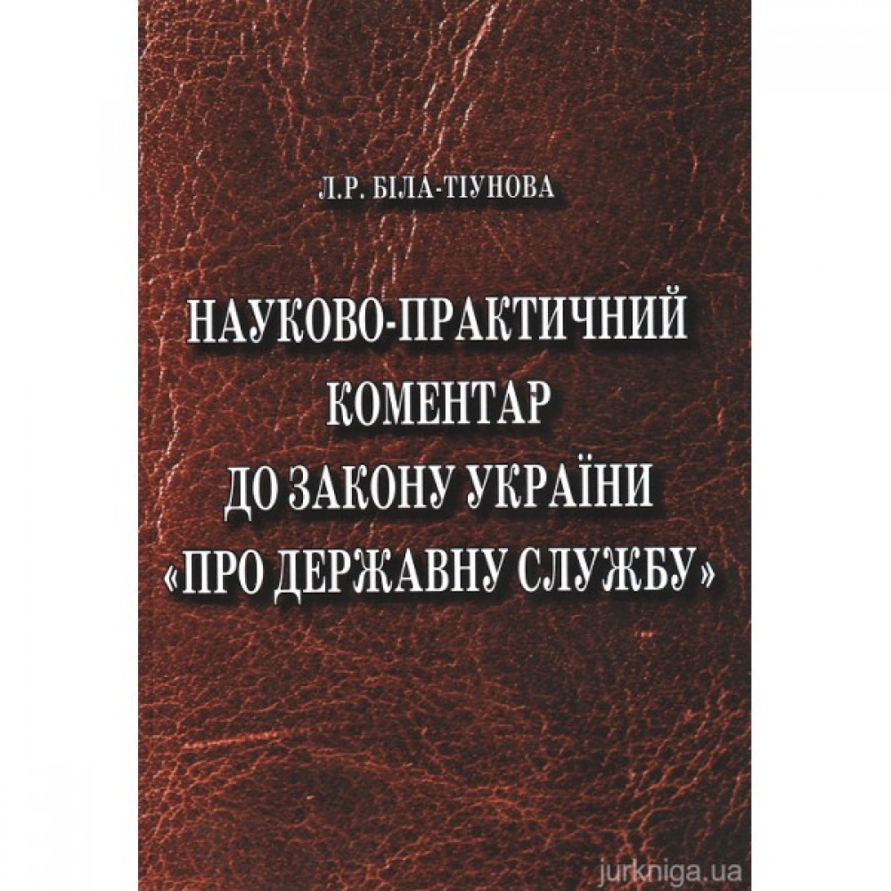 Науково-практичний коментар до Закону України "Про державну службу"