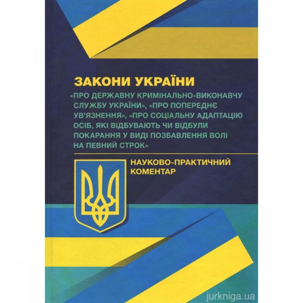 Науково-практичний коментар Законів України "Про Державну кримінально-виконавчу службу України", "Про попереднє ув'язнення"